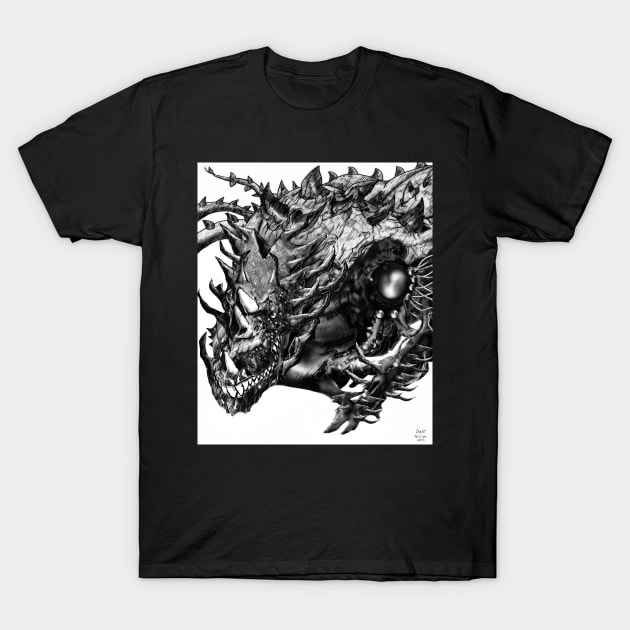 Dragon Machine [Digital Fantasy Illustration] T-Shirt by grantwilson